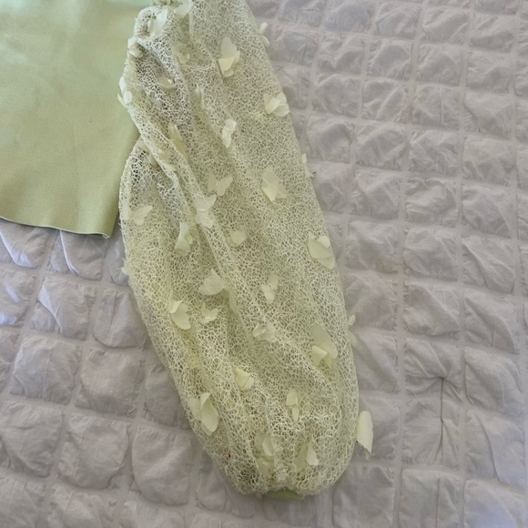 Free People butterfly sleeve ribbed crop top - Picture 10 of 11